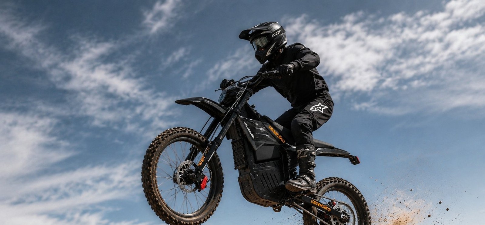 QIEEBIKE X5 electric off-road motorcycle in action